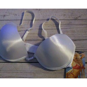 Shirley's of Hollywood Smart And Sexy 34C White Bra Nice ❤